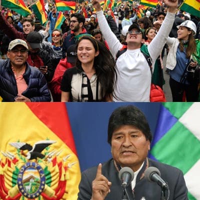 Evo Morales tritt unter dem Vorwurf des Wahlbetrugs und der politischen Krise in Bolivien zurück.